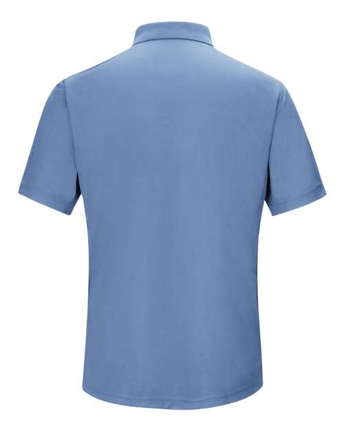 Short Sleeve Performance Knit Gripper-Front Polo | USA Decoration