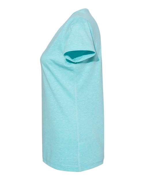 Women's Harborside Mélange V-Neck Tee | USA Decoration