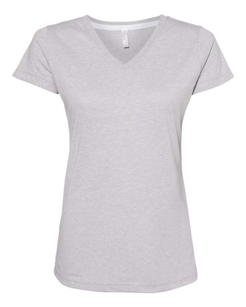 Women's Harborside Mélange V-Neck Tee | USA Decoration