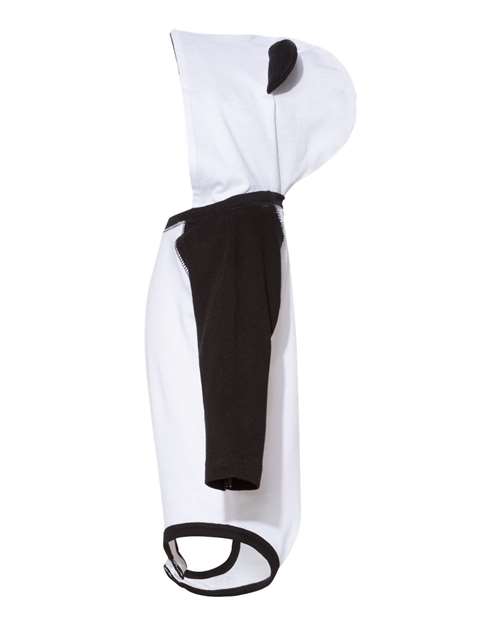 Fine Jersey Infant Character Hooded Long Sleeve Bodysuit with Ears | USA Decoration