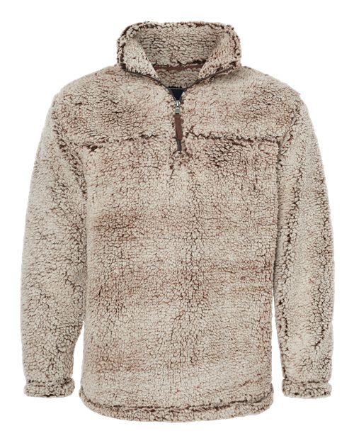 Sherpa Fleece Quarter-Zip Pullover | USA Decoration
