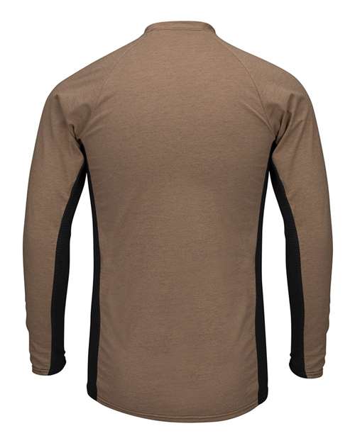Long Sleeve FR Two-Tone Base Layer with Concealed Chest Pocket - EXCEL FR | USA Decoration