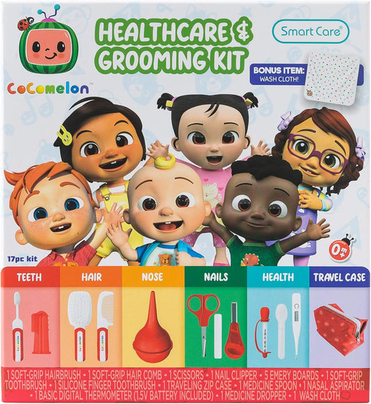 Cocomelon Baby Healthcare Grooming Kit Newborn Essentials Thermometer Medicine Tools