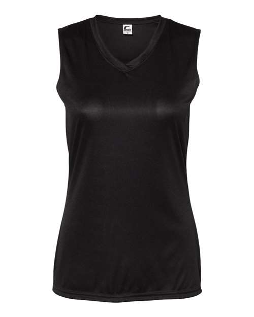 Women's Sleeveless V-Neck T-Shirt | USA Decoration