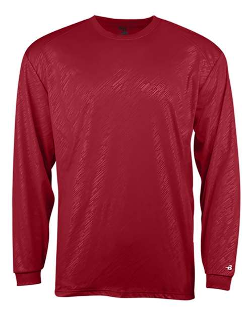 Youth Line Embossed Long Sleeve T-Shirt | USA Decoration