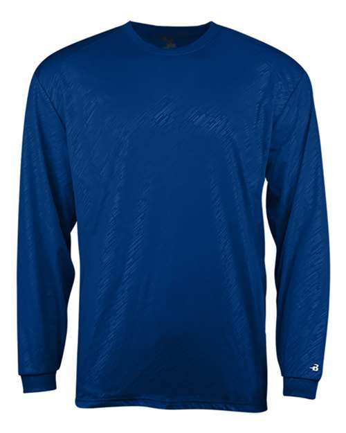 Youth Line Embossed Long Sleeve T-Shirt | USA Decoration