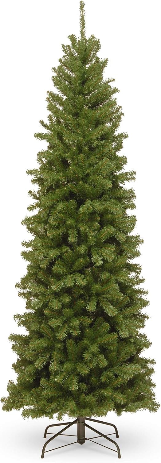 National Tree Company 7.5ft Unlit North Valley Spruce Slim Christmas Tree