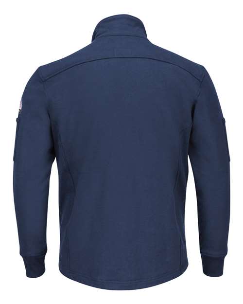 Zip Front Fleece Jacket-Cotton /Spandex Blend | USA Decoration