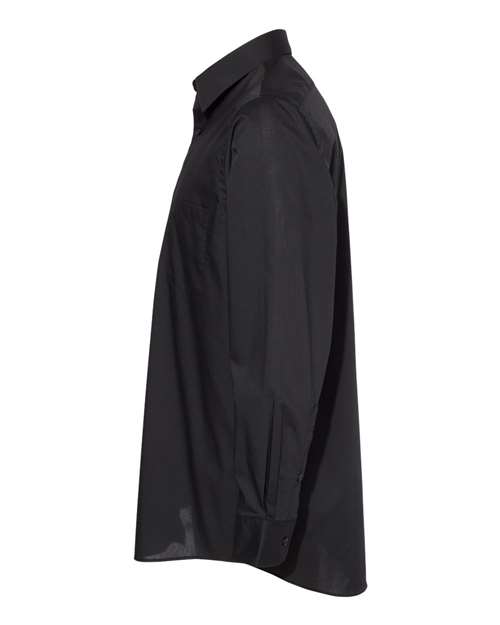 Broadcloth Point Collar Solid Shirt | USA Decoration