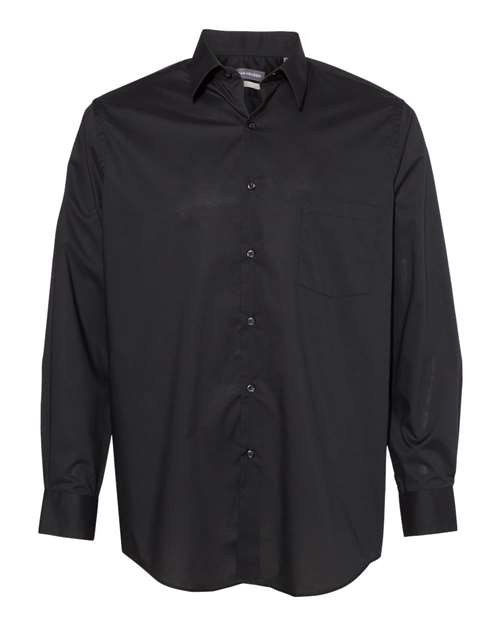 Broadcloth Point Collar Solid Shirt | USA Decoration