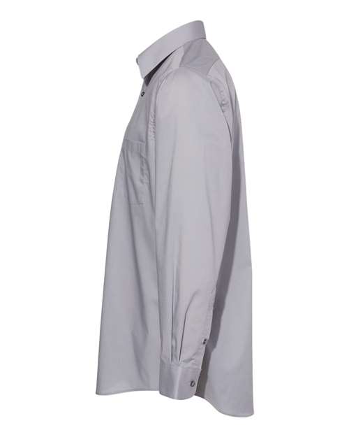 Broadcloth Point Collar Solid Shirt | USA Decoration