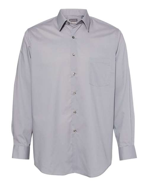 Broadcloth Point Collar Solid Shirt | USA Decoration