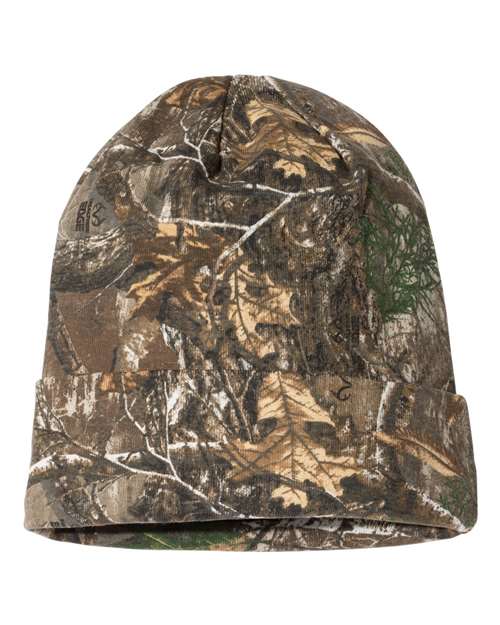 12" Licensed Camo Cuffed Beanie | USA Decoration