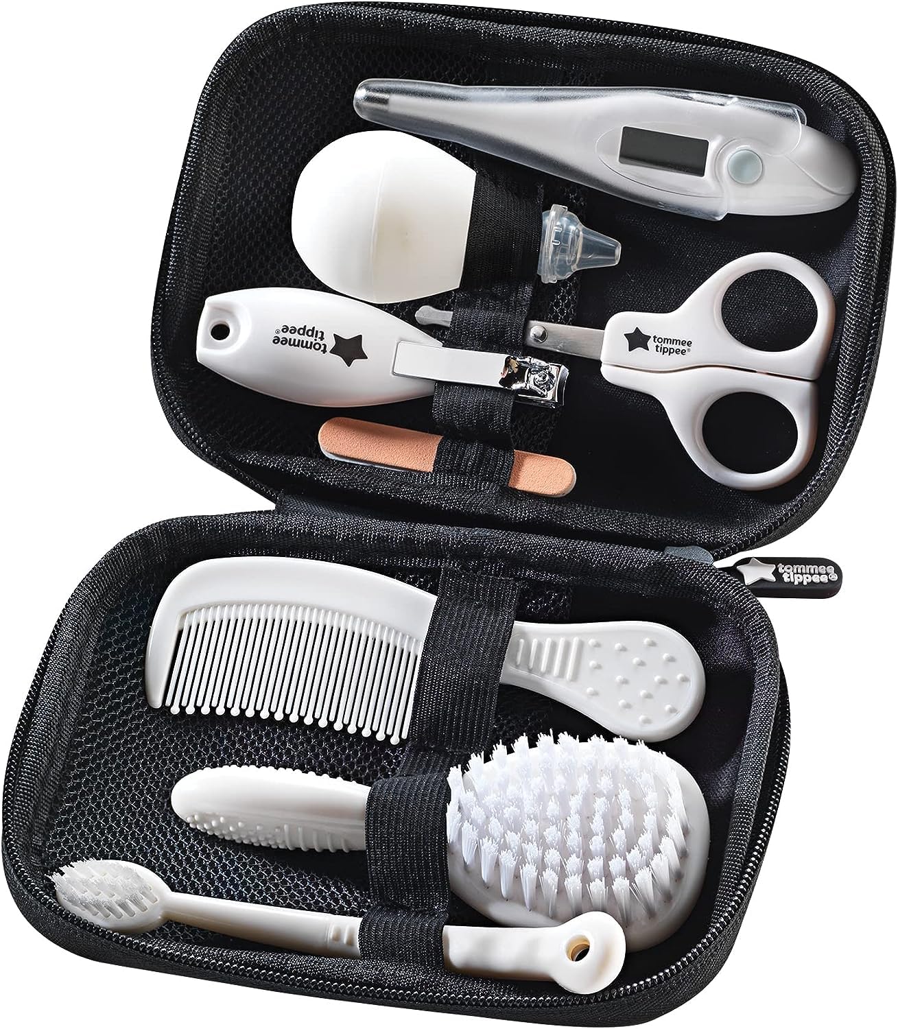 Baby Healthcare & Grooming Kit – Digital Thermometer & Brush