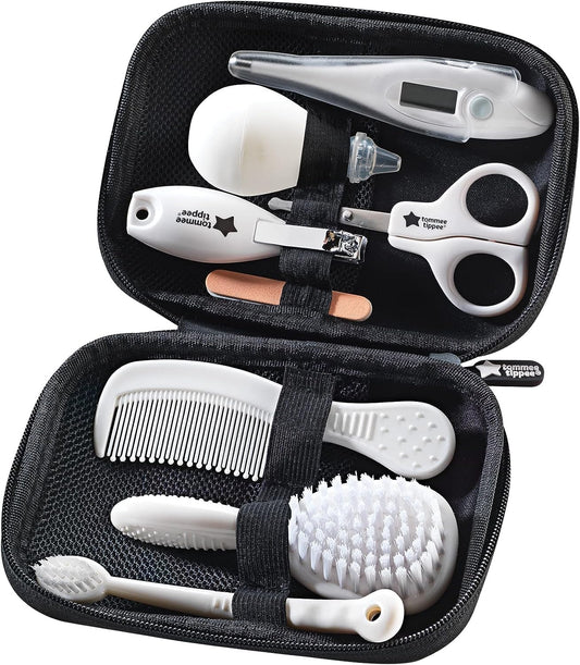 Baby Healthcare & Grooming Kit – Digital Thermometer & Brush