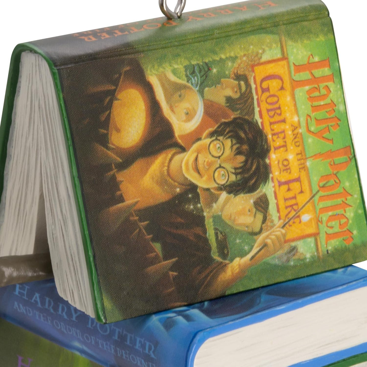 Hallmark Harry Potter Books and Wand Christmas Ornament