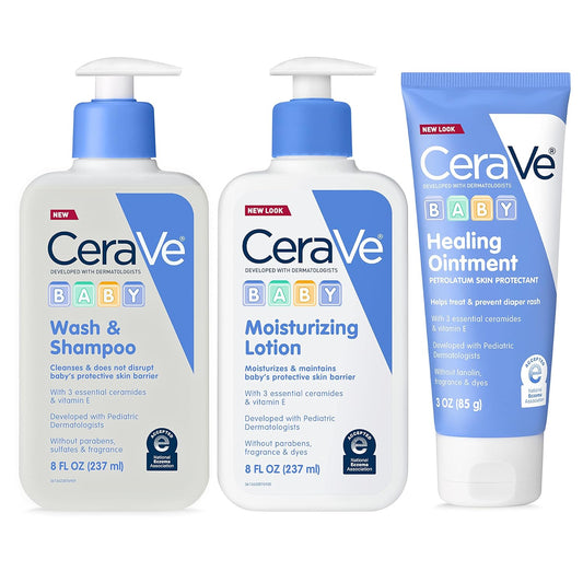 Gentle Baby Bath Set – Wash, Lotion & Healing Ointment