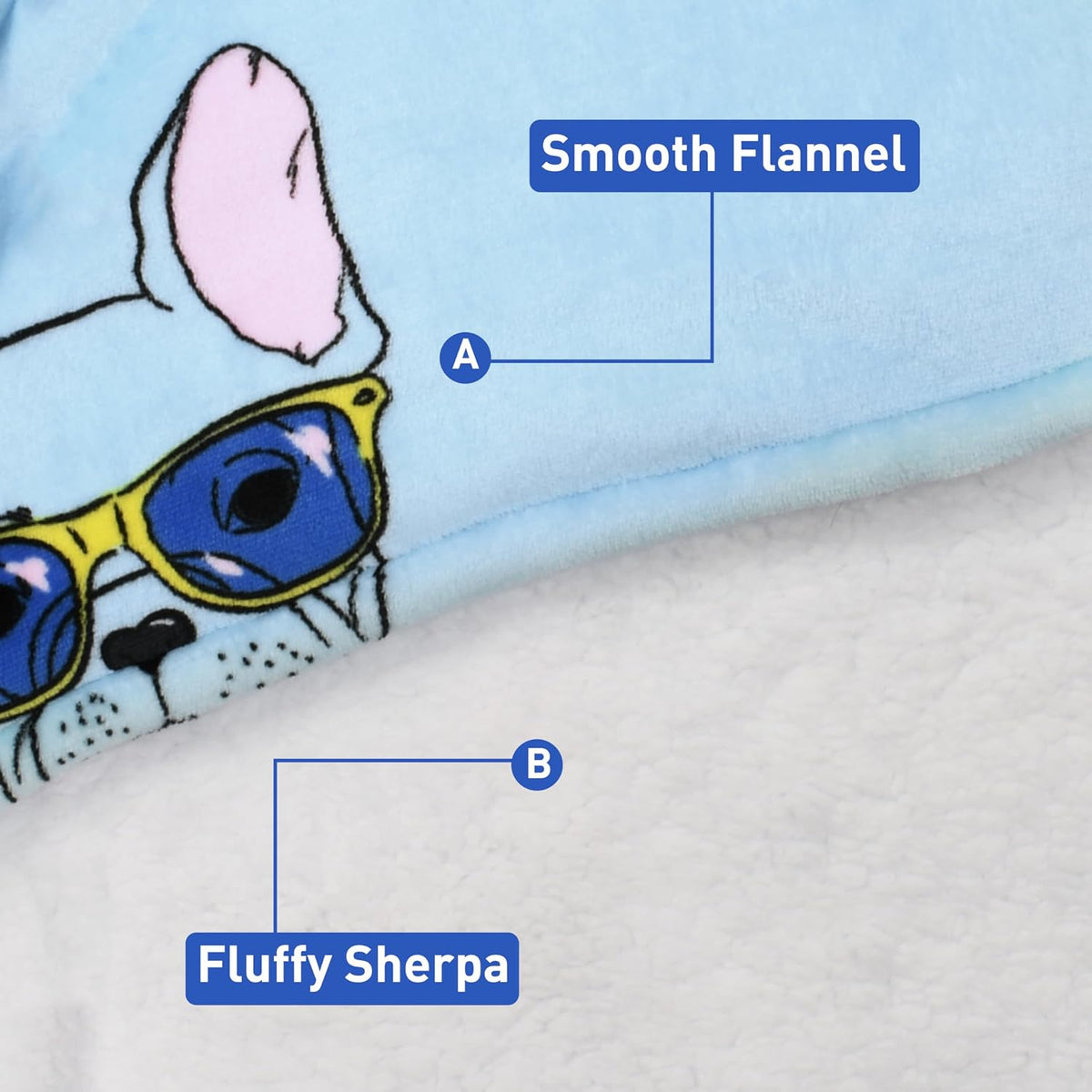 Catalonia Oversized Sherpa Hoodie Blanket Wearable Sweatshirt for Adults