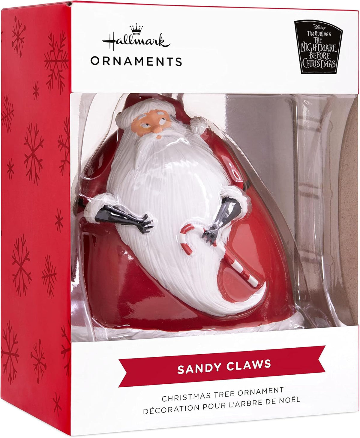 Hallmark Disney Tim Burton's The Nightmare Before Christmas Sandy Claws Christmas Ornament,Resin
