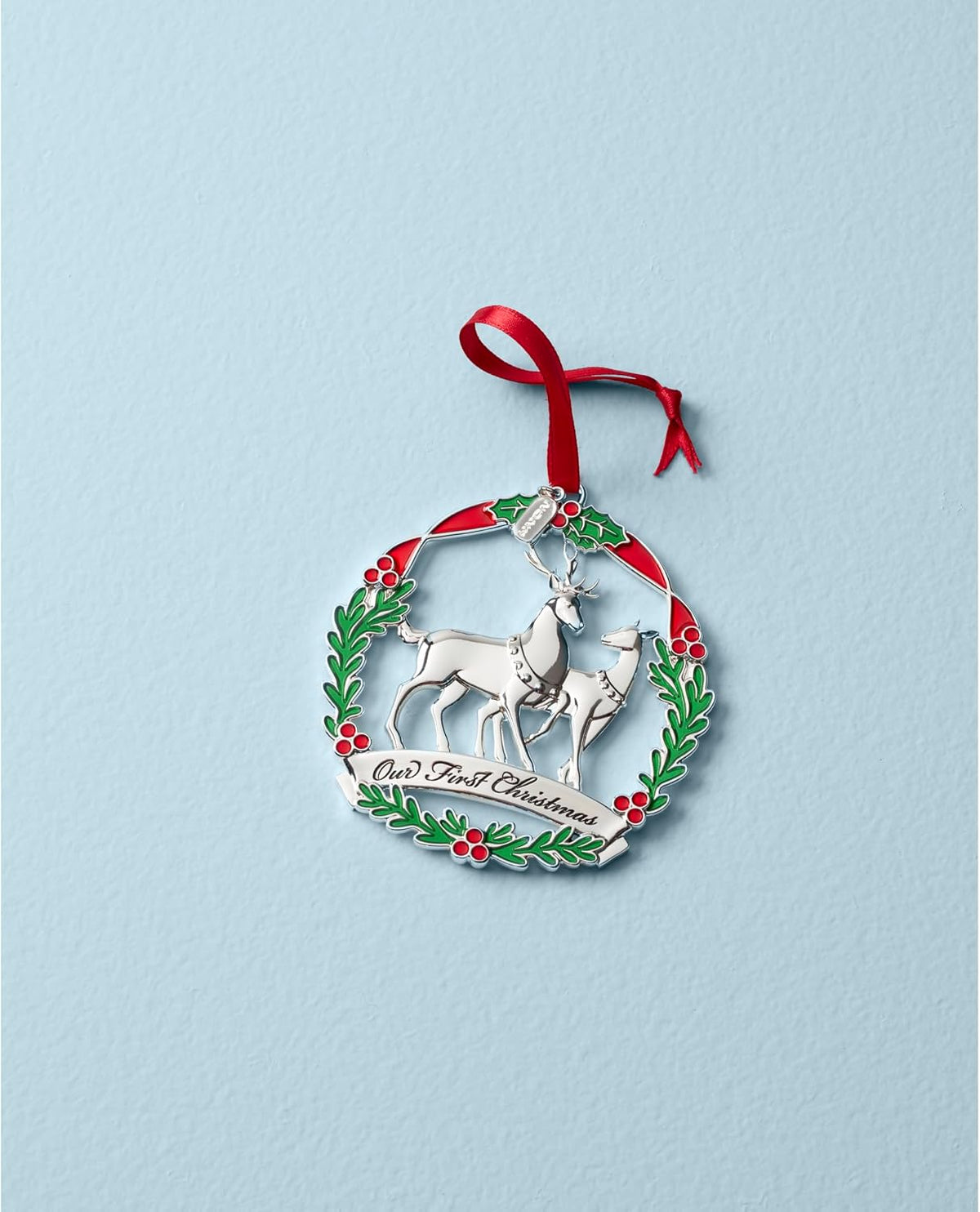 Lenox 894470 2023 Our 1st Christmas Tree Ornament, Deer