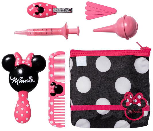 Disney Baby Minnie Mouse Health & Grooming Kit 5-Piece Infant Care Set for Newborns & Toddlers