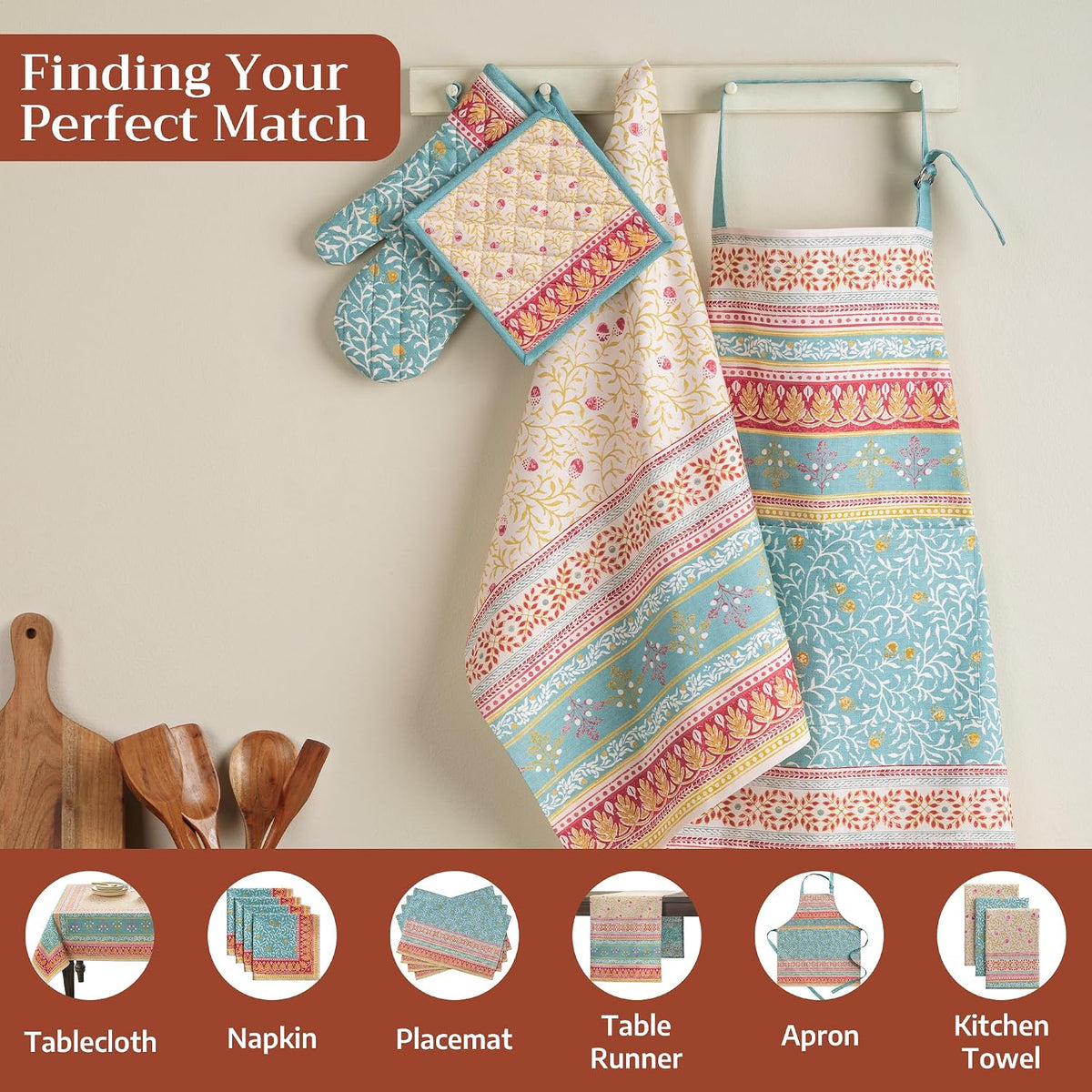 Maison d' Hermine Pot Holders 100% Cotton Potholders (8" x 8", Pack of 2)