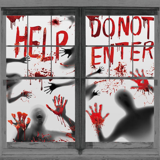 Halloween Door & Window Poster Zombie Hands 60x60 In | USA Decoration®