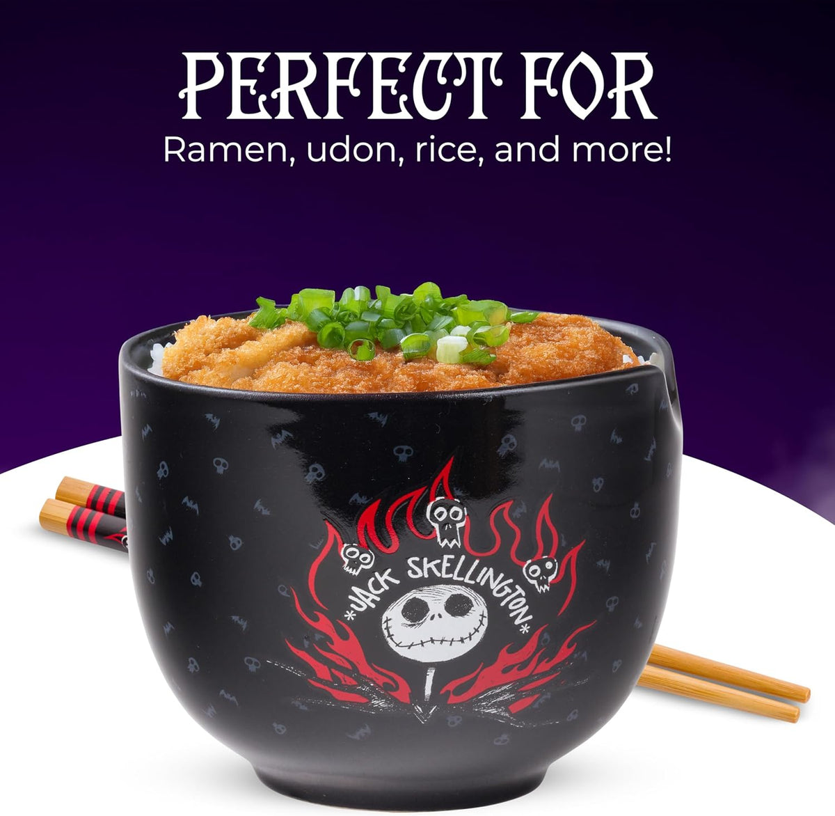 Silver Buffalo Disney The Nightmare Before Christmas, Ramen Bowl, 20oz