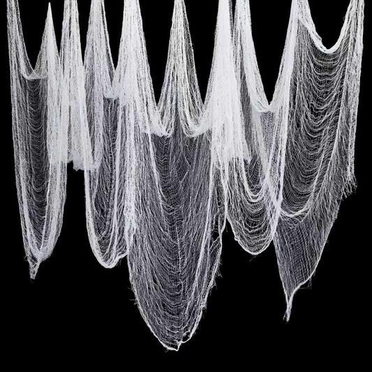 Halloween Gauze Creepy Cloth 48x240in White
| USA Decoration®