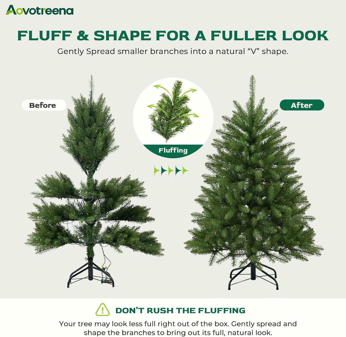 4ft Unlit Christmas Tree 436 PVC Tips for Small Space Decor