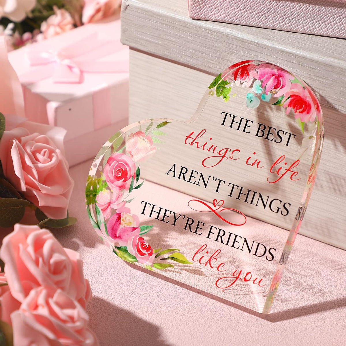 Christmas Friend Gift for Women Friendship Plaque, Sweet Style