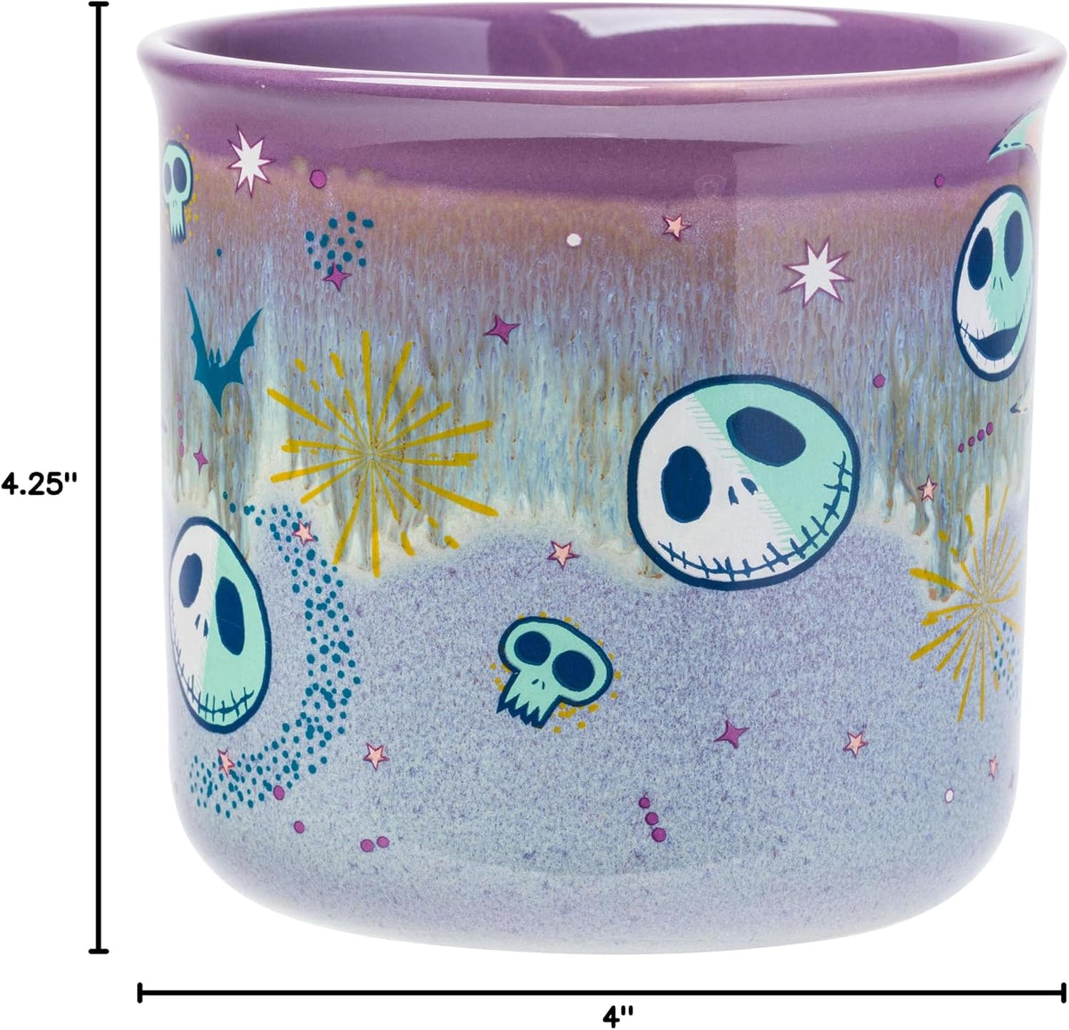Silver Buffalo Disney Nightmare Before Christmas, Ceramic Camper Mug, 20oz