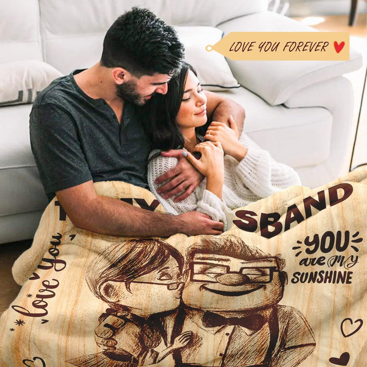 Anniversary Wedding Gifts for Husband, To My Husband Blanket 50" x 60"