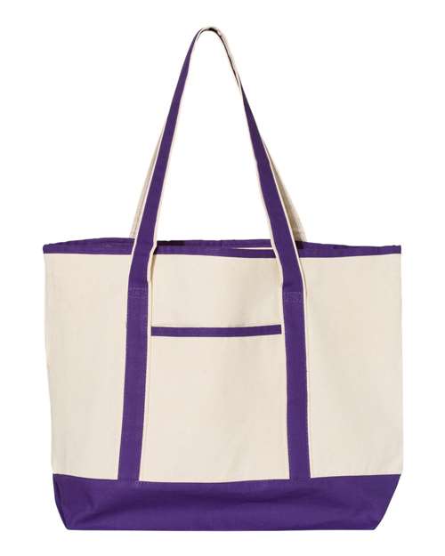 34.6L Large Canvas Deluxe Tote | Heavy Canvas Bag | USA Decoration