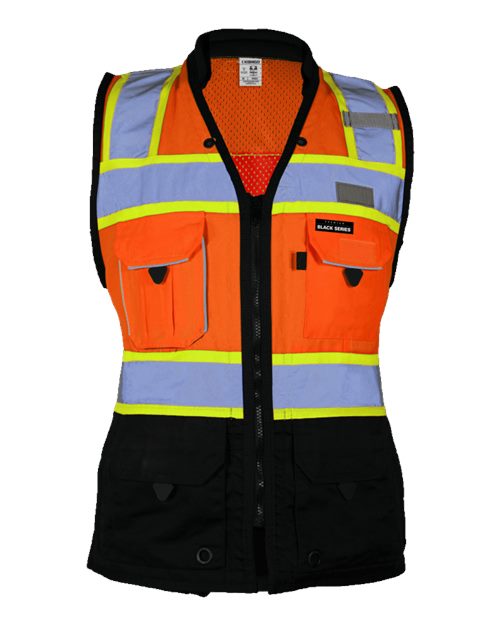 Premium Black Series® Women's Heavy Duty Surveyors Vest | USA Decoration