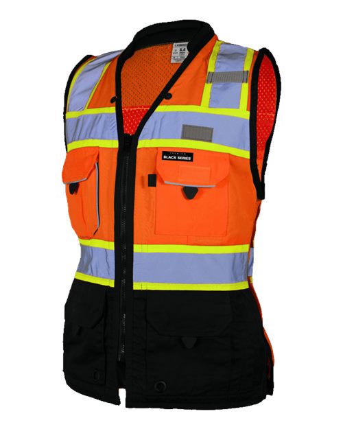Premium Black Series® Women's Heavy Duty Surveyors Vest | USA Decoration