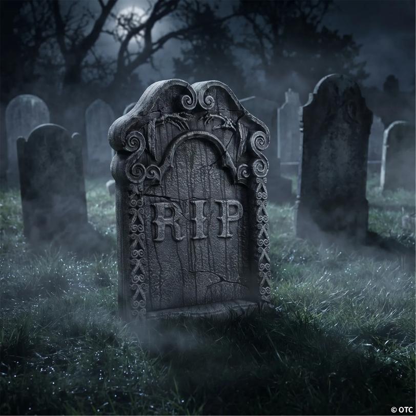 “Rest in Peace” Tombstone Halloween Decoration