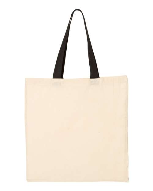 Economical Tote with Contrast-Color Handles | USA Decoration