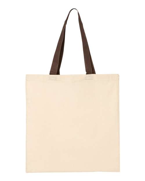 Economical Tote with Contrast-Color Handles | USA Decoration