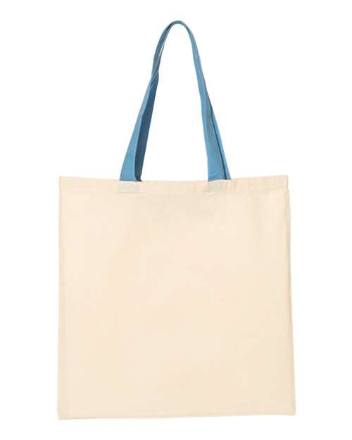 Economical Tote with Contrast-Color Handles | USA Decoration