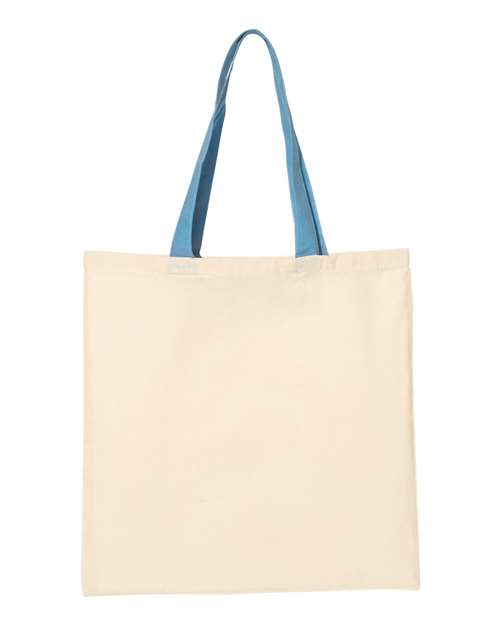 Economical Tote with Contrast-Color Handles | USA Decoration