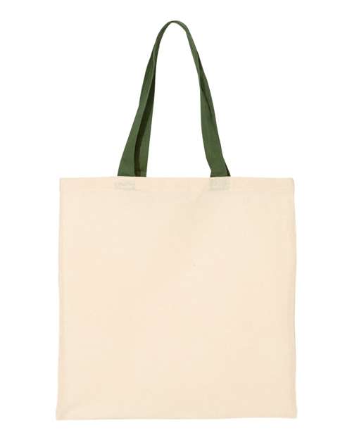 Economical Tote with Contrast-Color Handles | USA Decoration