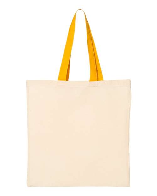 Economical Tote with Contrast-Color Handles | USA Decoration