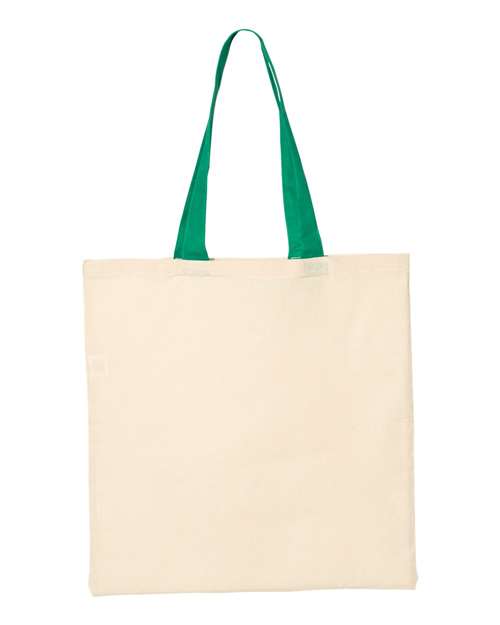 Economical Tote with Contrast-Color Handles | USA Decoration