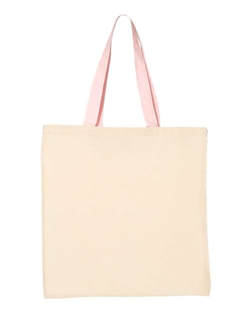 Economical Tote with Contrast-Color Handles | USA Decoration