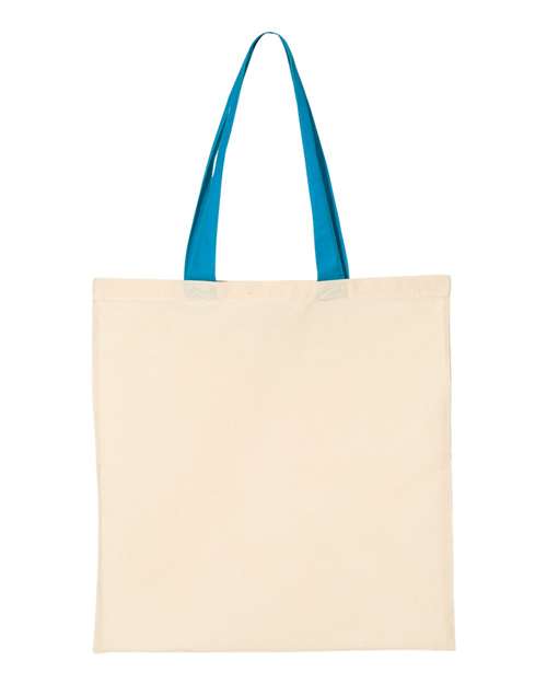 Economical Tote with Contrast-Color Handles | USA Decoration
