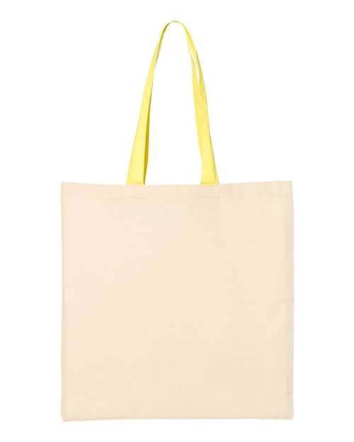 Economical Tote with Contrast-Color Handles | USA Decoration