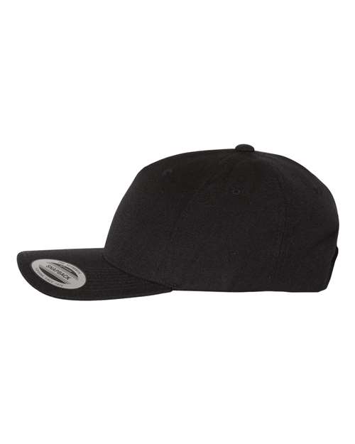 Premium Five-Panel Curved Visor Snapback Cap | USA Decoration