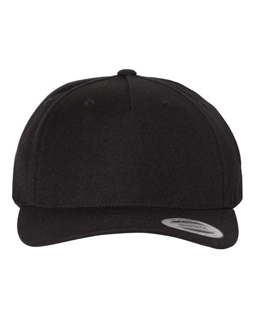 Premium Five-Panel Curved Visor Snapback Cap | USA Decoration