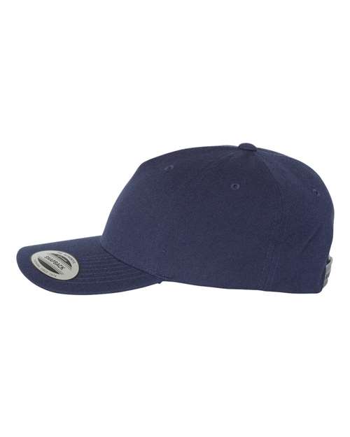 Premium Five-Panel Curved Visor Snapback Cap | USA Decoration